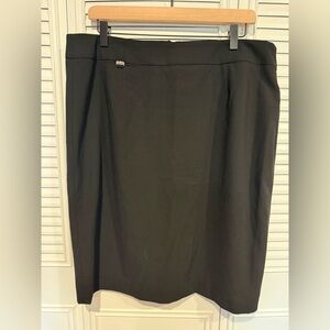 Calvin Klein Classic Black Pencil Skirt